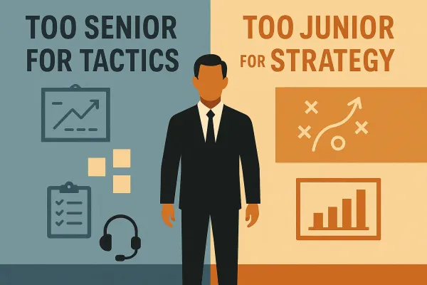 Too Senior for Tactics, Too Junior for Strategy